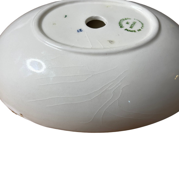 Vintage Metlox Poppytrail Divided Bowl California 9.75" X 7.25" Floral Pattern - Picture 7 of 8